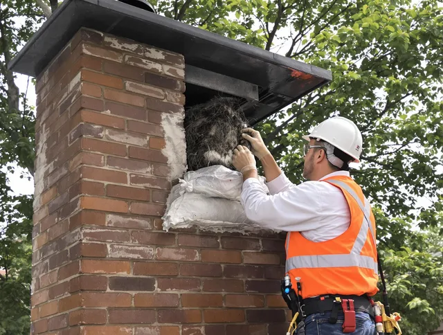 Humane removal of debris and animals by Pasadena Chimney Sweep in Pasadena, CA