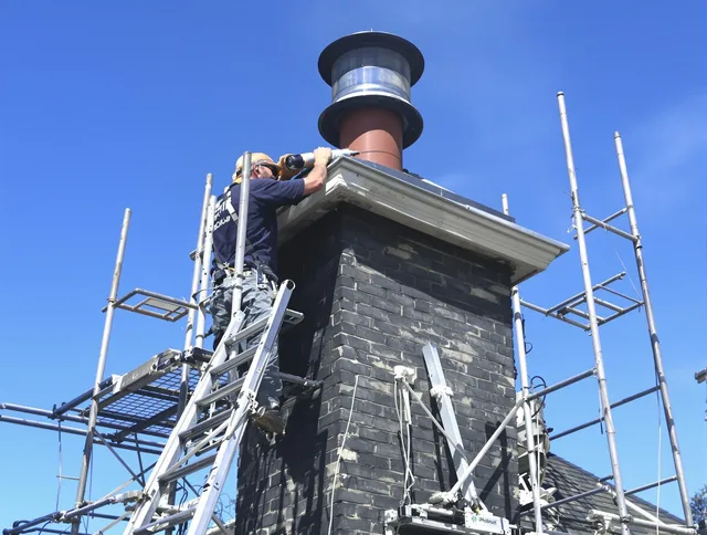 Sturdy chimney crown finished by Pasadena Chimney Sweep in Pasadena, CA