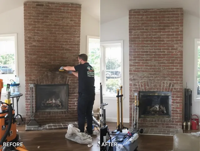 Finished chimney sweeping service by Pasadena Chimney Sweep in Pasadena, CA