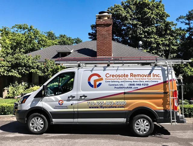 Pasadena Chimney Sweep technician removing creosote safely in Pasadena, CA